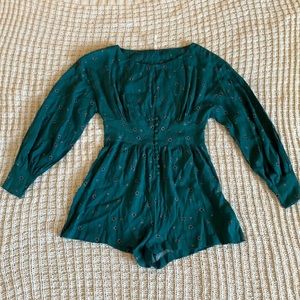 Free People Long Sleeve romper NWOT